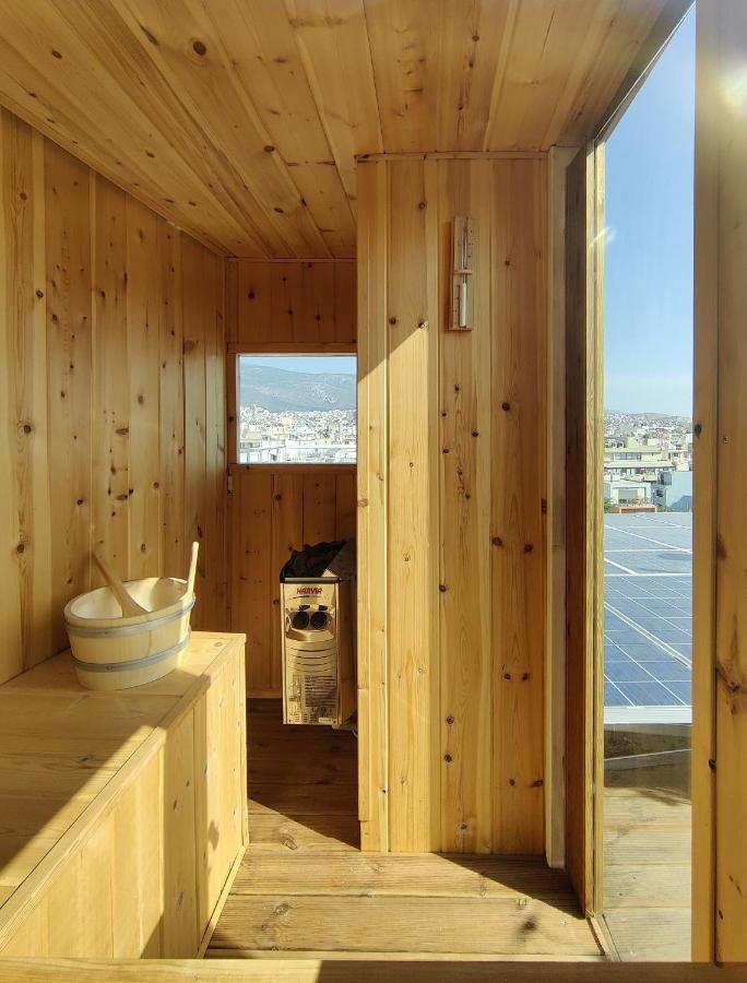 Unique Solar Penthouse With Jacuzzi And Sauna In Central アテネ エクステリア 写真