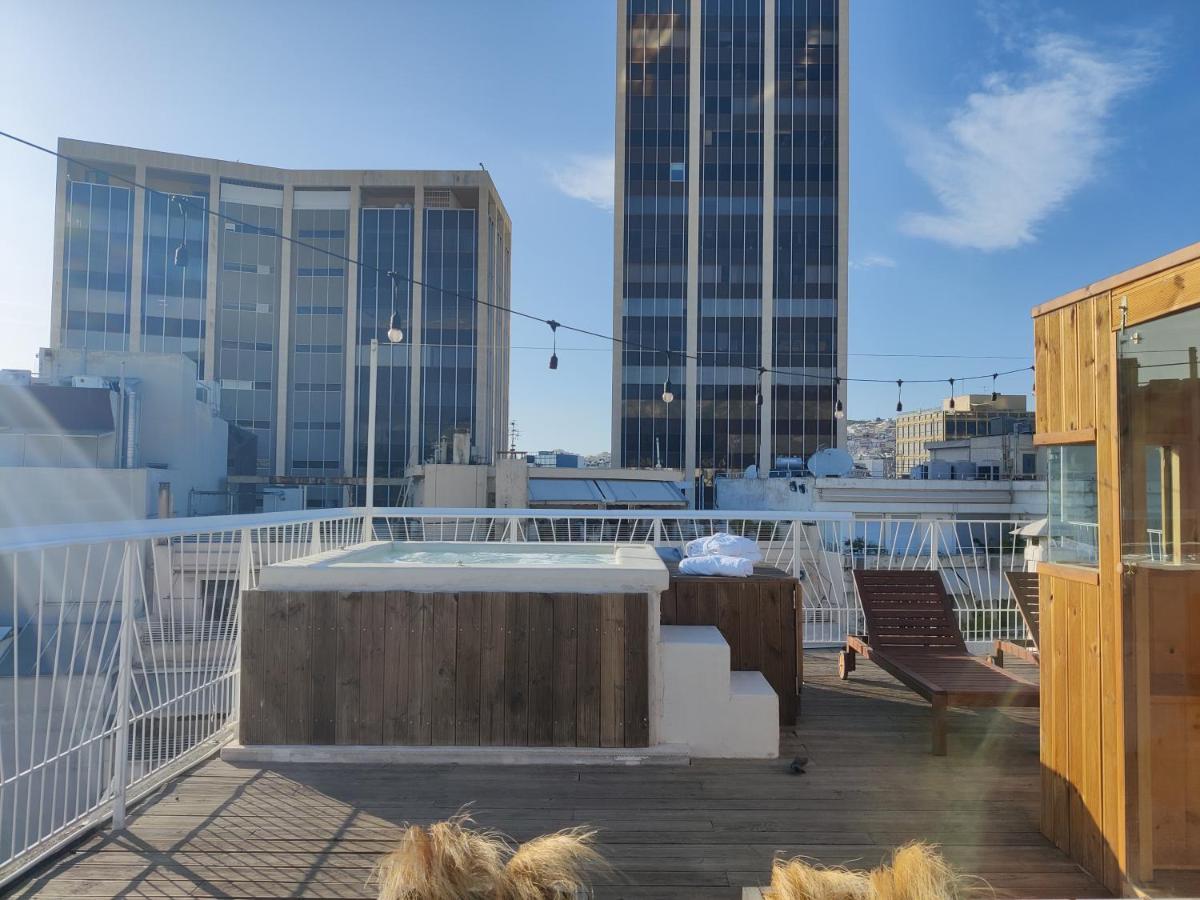 Unique Solar Penthouse With Jacuzzi And Sauna In Central アテネ エクステリア 写真